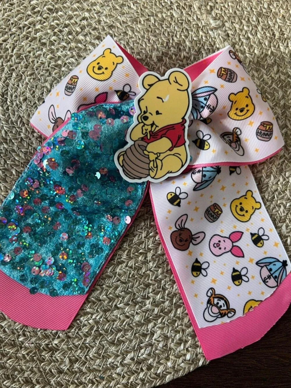 Handmade Set of 2 Hair Bows for Girls. Hair Accessories. Hair Clips. Hair Bows.